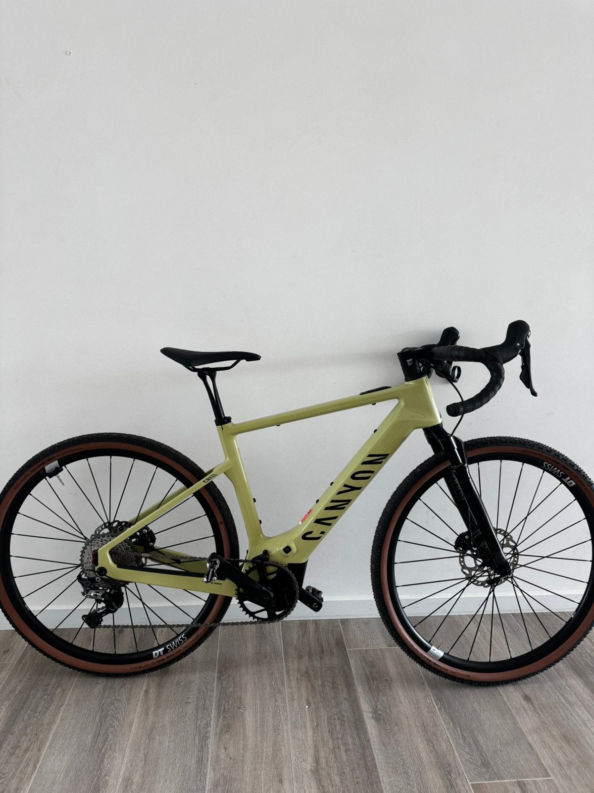 Canyon e-gracel: Canyon Grizl On CF7 maat S elektrisch, Enlèvement, Comme neuf, Carbone, Autres marques
