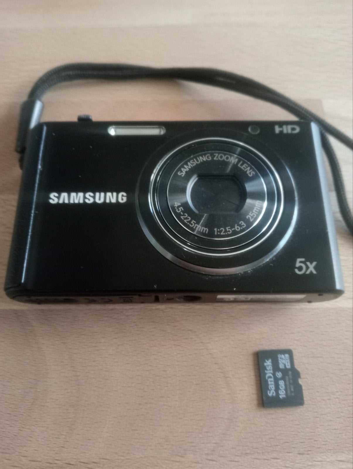 Samsung ST76 Digitale Camera & Micro SD en Oplaadkabel, Gebruikt, Accu, 16 megapixels, Ophalen of Verzenden