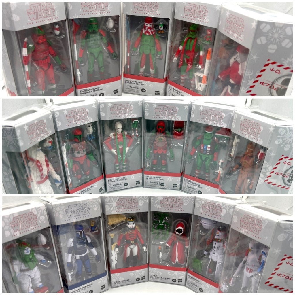 Hasbro Star Wars Black Series Holiday Edition série complète, Enlèvement, Neuf, Figurine