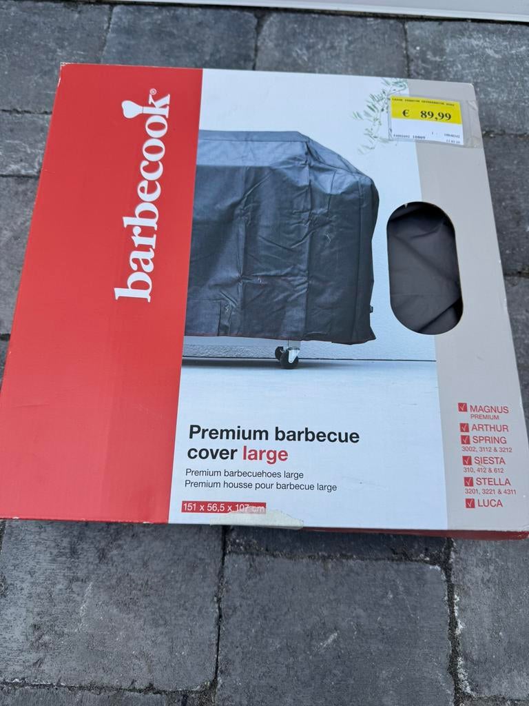 Afdekzeil voor barbeque nieuw (Barbecook), Ophalen, Nieuw