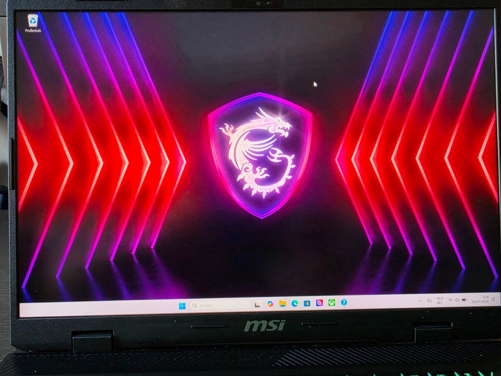 MSI Sword 16 HX gaming laptop – RTX 4070 – i7-14700HX – 32GB, Computers en Software, Desktop Pc's, Zo goed als nieuw, 4 Ghz of meer