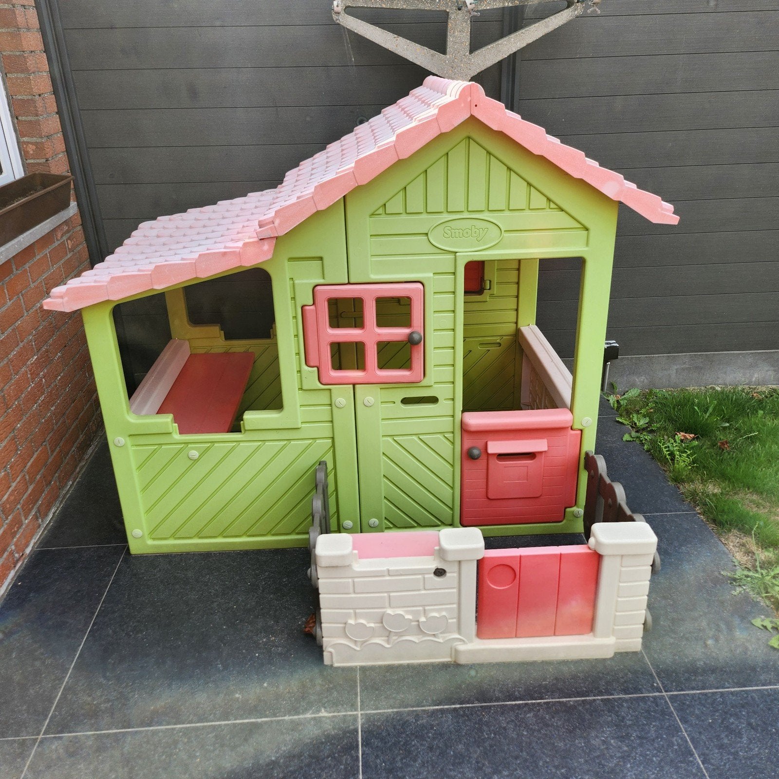 Smoby speelhuisje, Ophalen