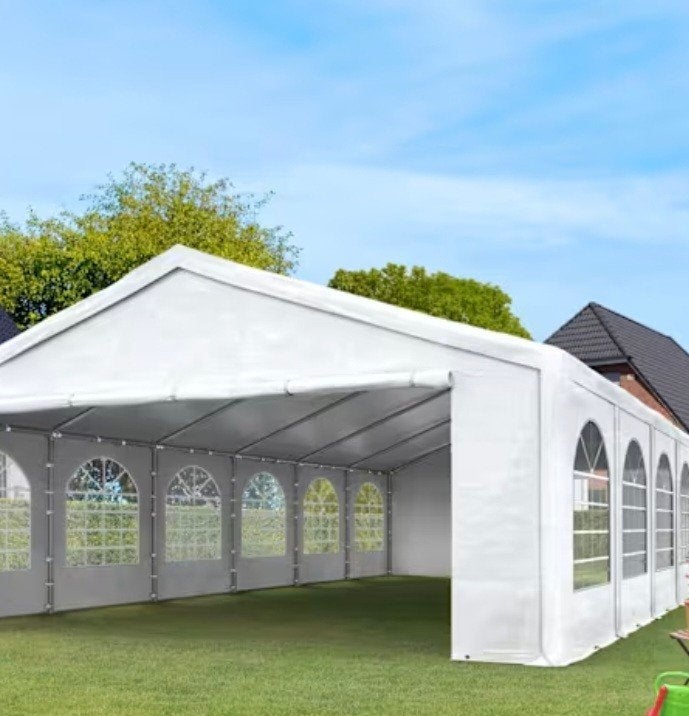 5mx10m stevige tent met exta tentzeil. 1x gebruikt, Enlèvement