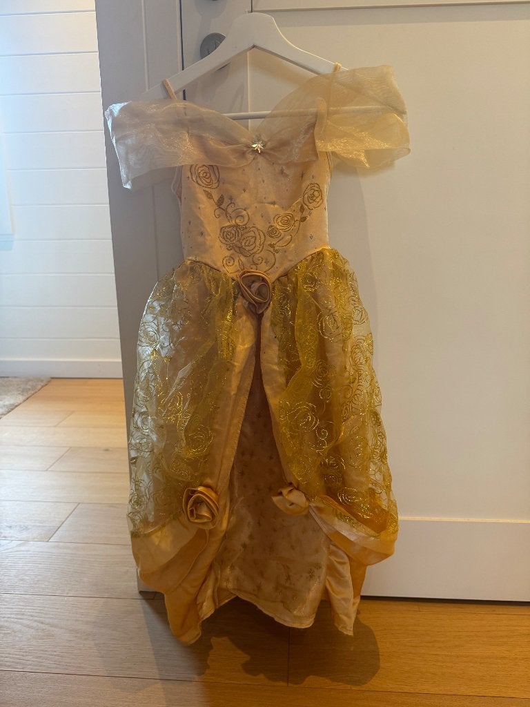 Disney verkleedkleedje Belle, Kinderen en Baby's, Ophalen, Gebruikt, 104 of kleiner, Meisje
