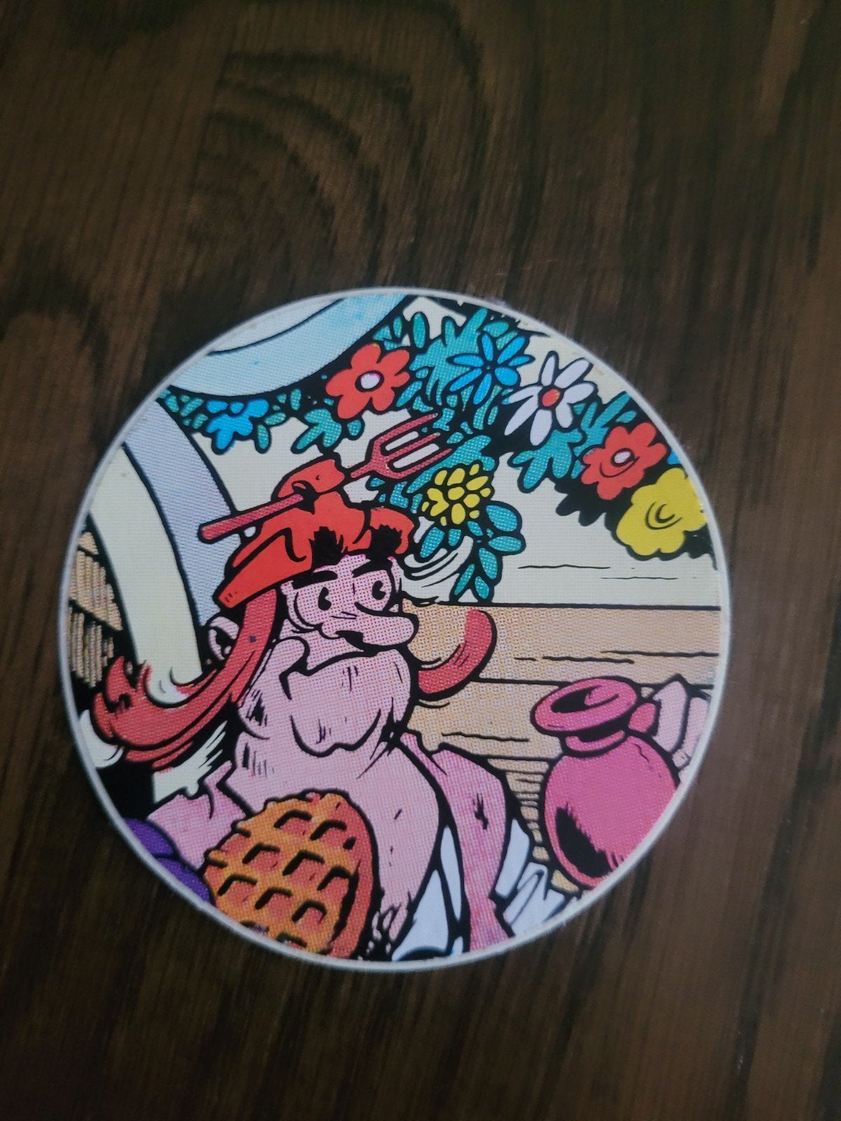 oude sticker jerom, Ophalen of Verzenden
