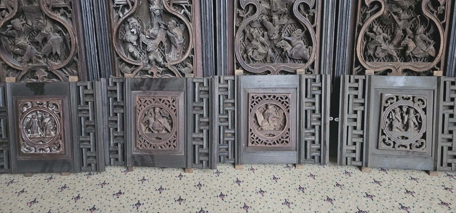 Chinees antiek 5 panelen, Ophalen