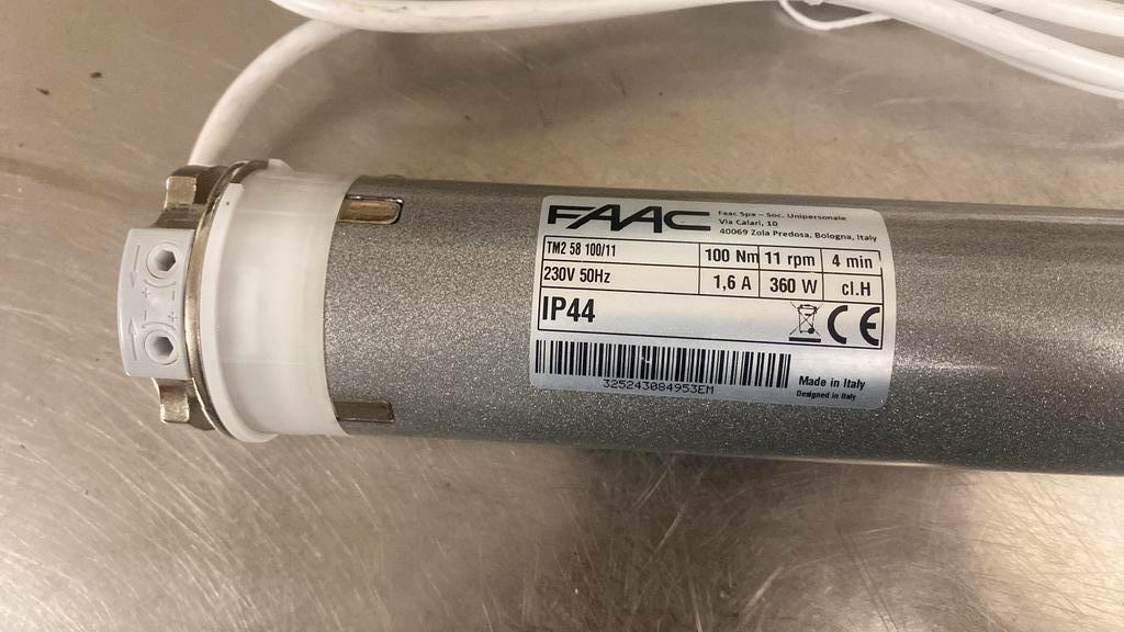 Moteur FAAC, moteur d'obturateur 100 Nm, Enlèvement, Neuf