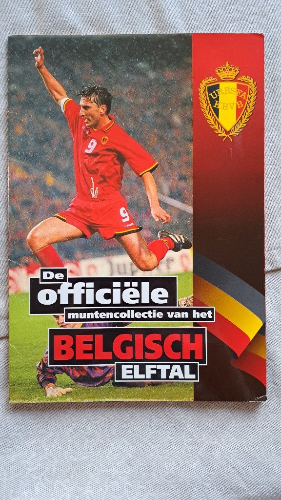 De officiële muntcollectie Belgisch elftal 1997, Verzamelen, Ophalen of Verzenden, Zo goed als nieuw, Overige typen