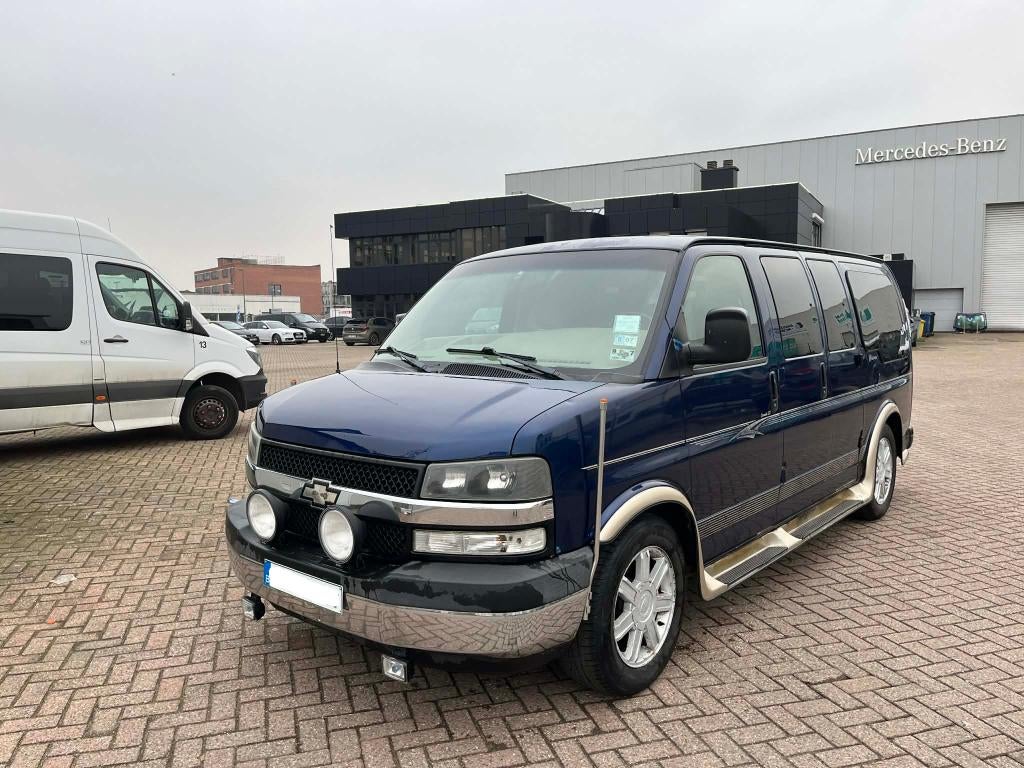 Chevrolet Van Express 5.3i V8 Benzine/LPG CAMPER, Achat, Beige, Entreprise, 7 places