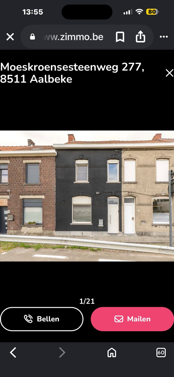 Huis te koop aalbeke 195000, Immo, Hoekwoning, 4 kamers, Provincie West-Vlaanderen