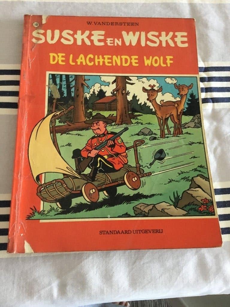 Suske en Wiske De lachende wolf 148, Boeken, Gelezen, Willy Vandersteen, Eén stripboek, Ophalen of Verzenden
