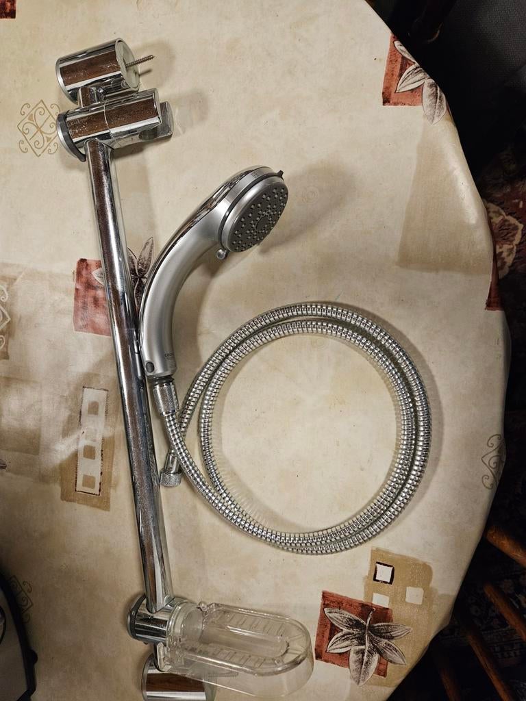 Douche stang, Ophalen, Douche