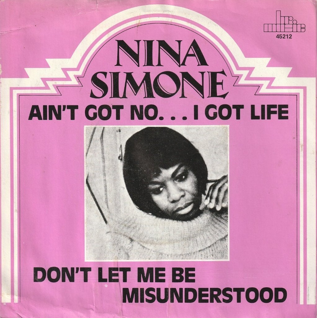 Nina Simone - Ain't got no ... I got/Don't let me be, Gebruikt, 7 inch, Jazz en Blues, Overige typen