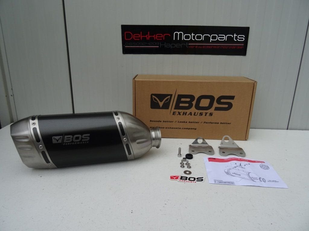 Bos Desertfox Carbon Steel Demper KTM Super Duke R / GT 2014, Motoren, -, -, Nieuw, Ophalen of Verzenden
