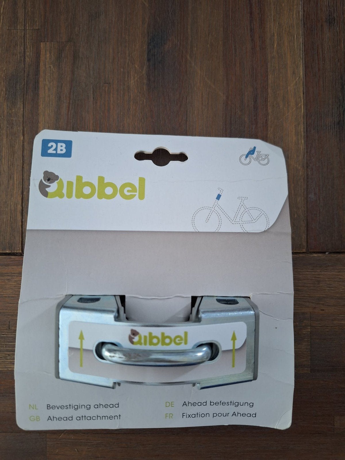 Qibbel bevestiging fietstoel. Ophalen in Herentals of Middel, Fietsen en Brommers, Fietsaccessoires | Fietsstoeltjes, Ophalen