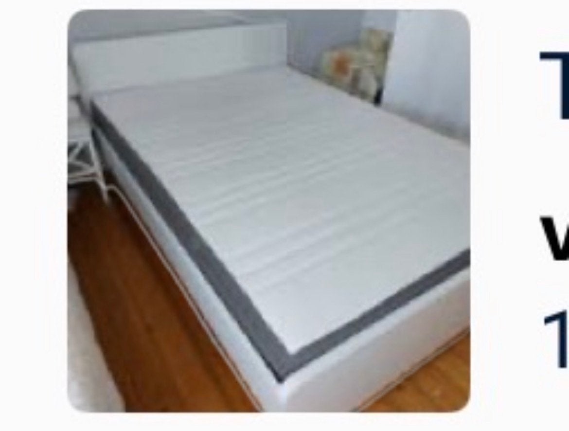Matras 140x200 ikea MORGEDAL foammatras, Huis en Inrichting, Slaapkamer | Matrassen en Bedbodems, Ophalen, Zo goed als nieuw, Matras