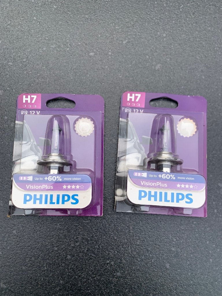 Philips H7 Vision Plus autolampen, Auto-onderdelen, Ophalen of Verzenden, Nieuw