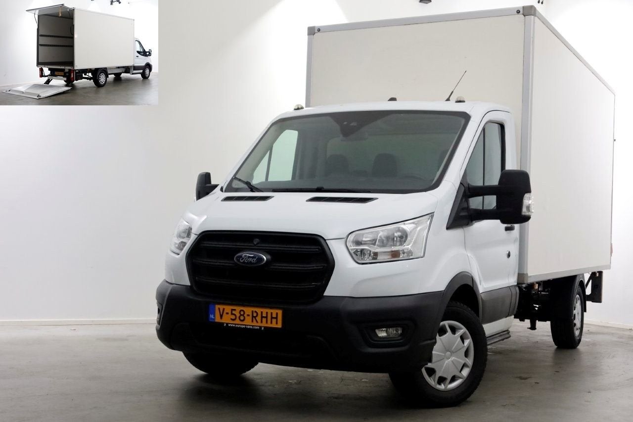 Ford Transit 350 2.0 TDCI 130pk Trend Bakwagen met laadklep, Auto's, Ford, Onderhoudsboekje, Te koop, 0 g/km