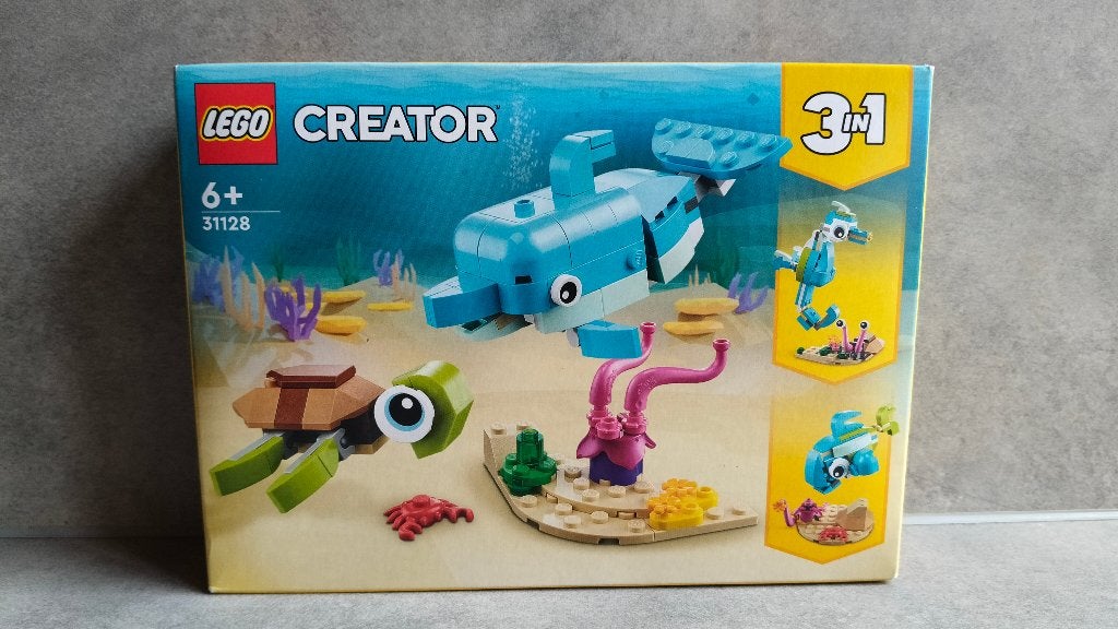 lego creator 31128 dolfijn en schildpad, Lego, Nieuw, Ophalen of Verzenden, Compleet