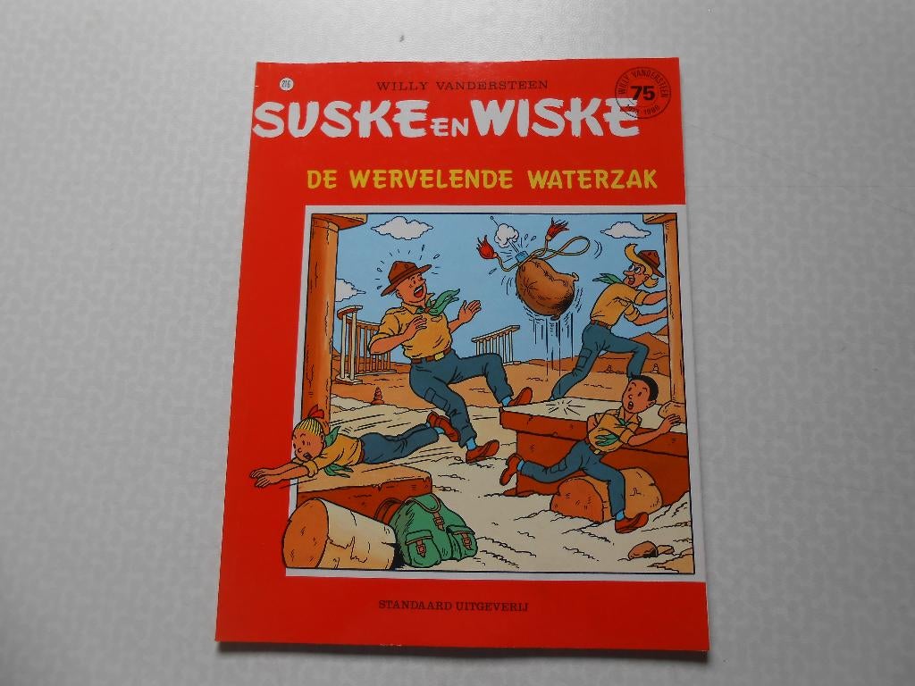 suske en wiske 216 De wervelende waterzak 1988 1 ste druk., Willy Vandersteen, Eén stripboek, Nieuw, Ophalen of Verzenden