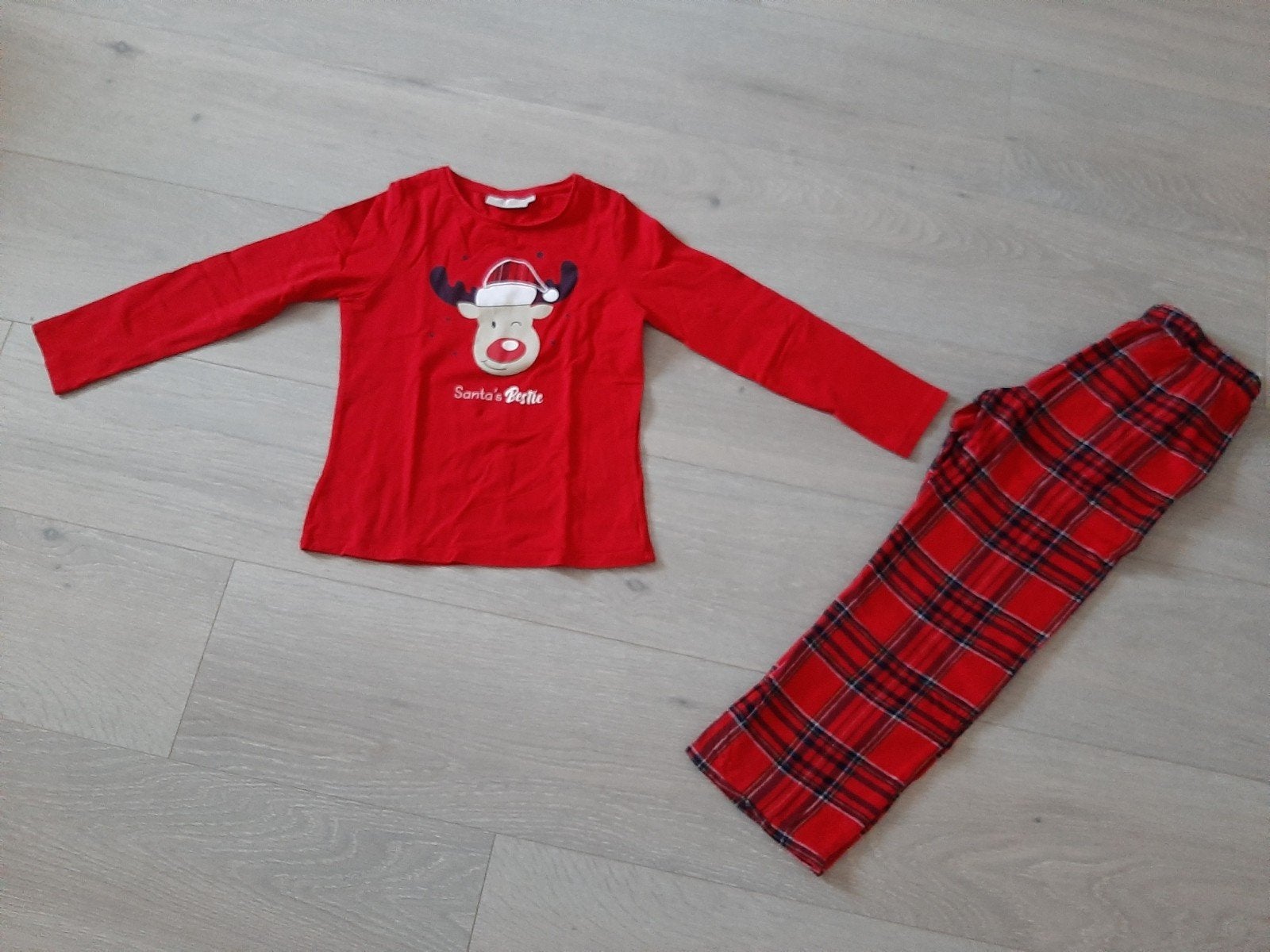 pyjama de noël/renne M128, Enlèvement ou Envoi, Comme neuf, Garçon ou Fille, Vêtements de nuit ou Sous-vêtements