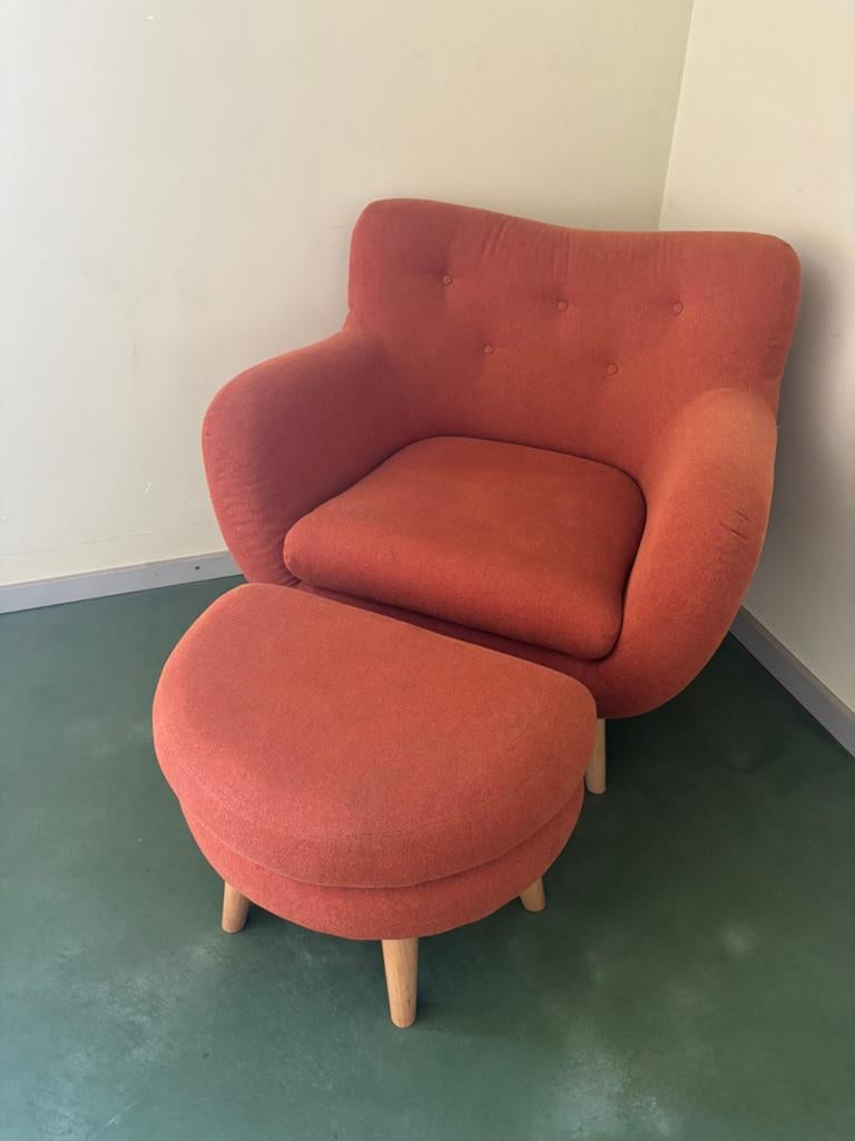 Retro zetel, Huis en Inrichting, Ophalen, Zo goed als nieuw