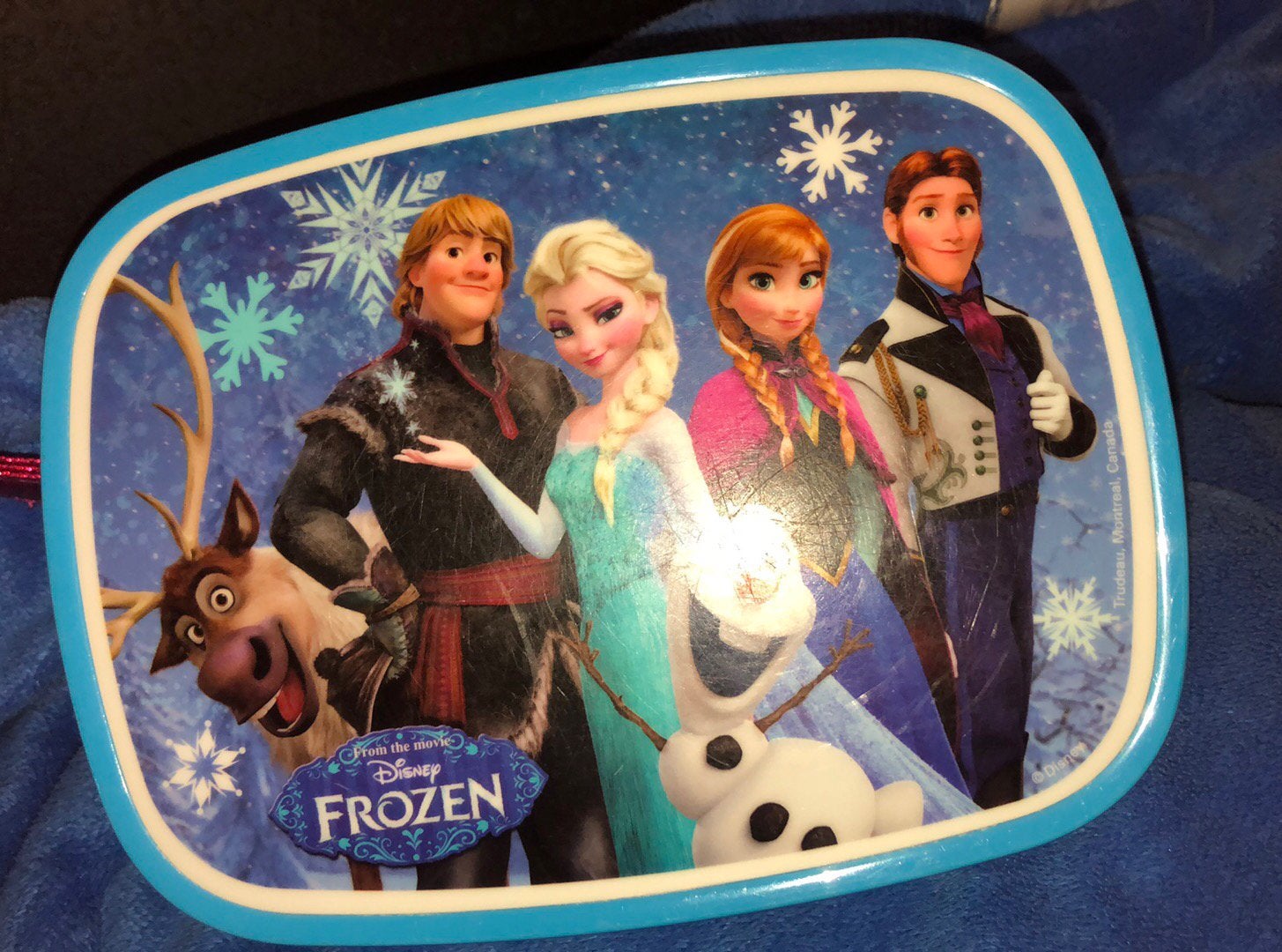 Boîte à tartines « Reine des Neiges », Utilisé