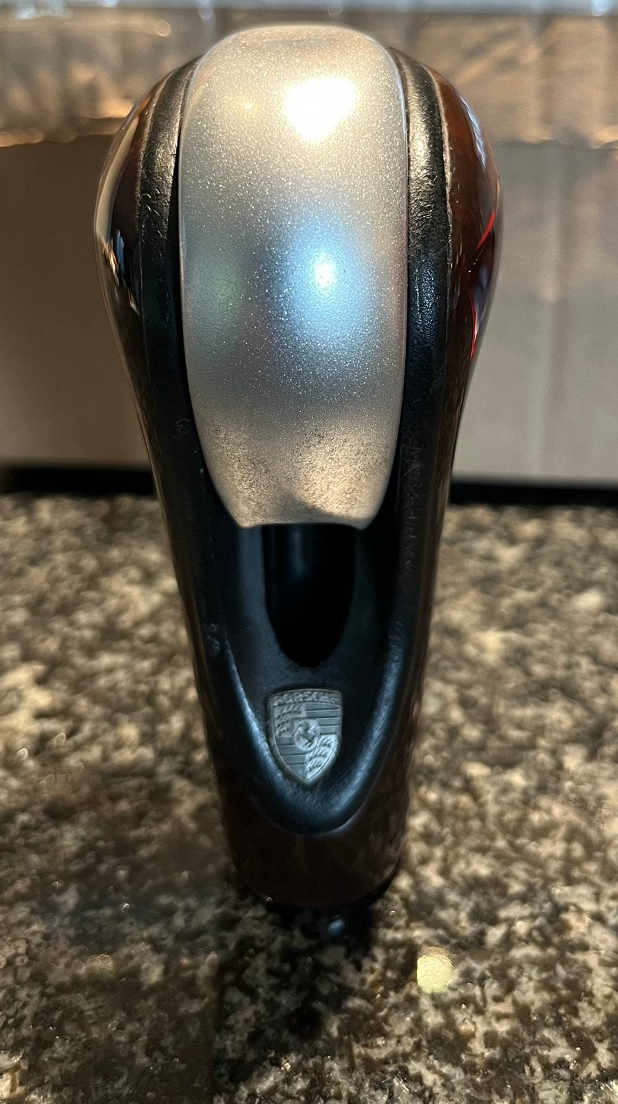 Pommeau Tiptronic + logo d’origine Porsche 911/996 de 1999, Enlèvement, Utilisé, Porsche
