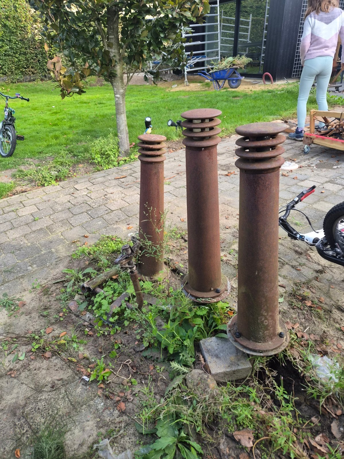 4 stujs buiten lantaarns royal botania, Ophalen