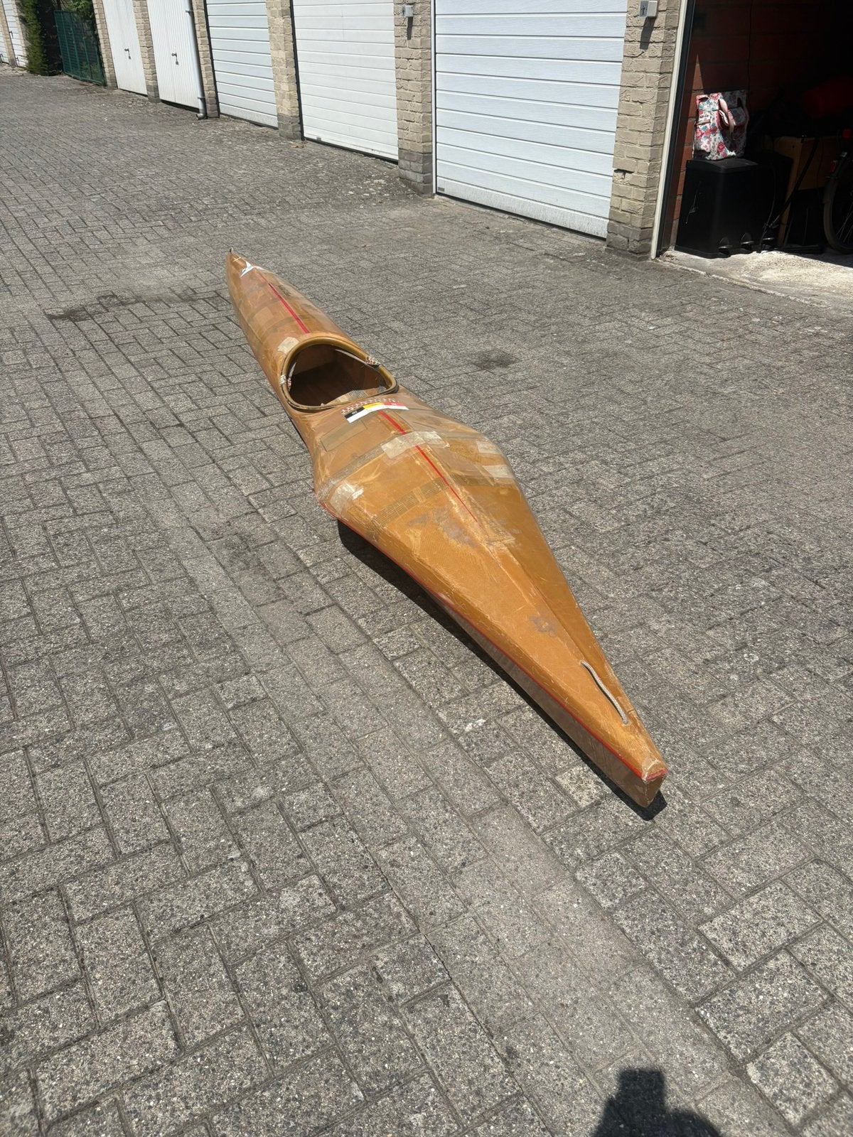 Kayak beige in goede staat, Watersport en Boten, Kano's, Ophalen, Zo goed als nieuw