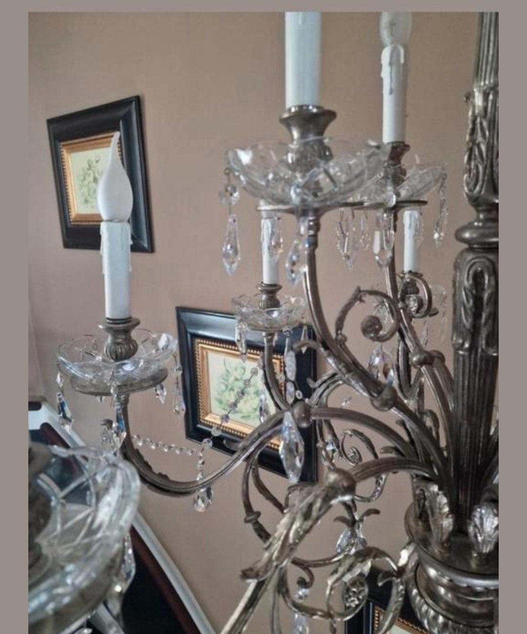 2 exclusieve kroonluchters met Swarovski kristallen, Huis en Inrichting, Lampen | Kroonluchters, Ophalen