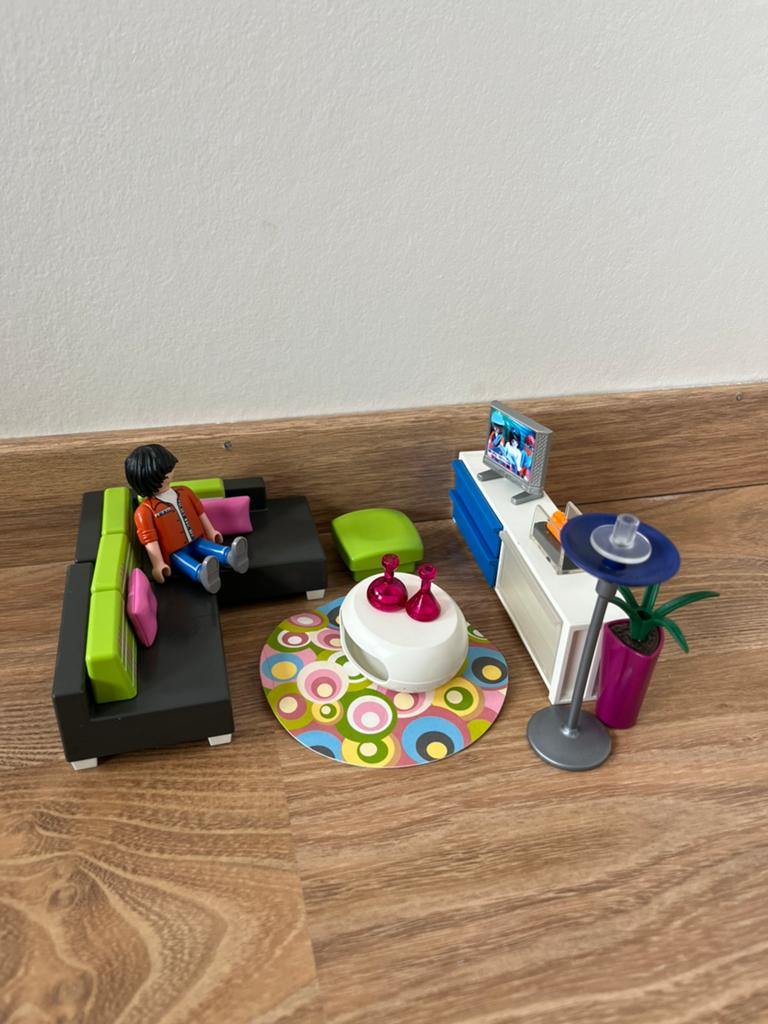 Playmobil woonkamer 5584, Ophalen of Verzenden, Zo goed als nieuw