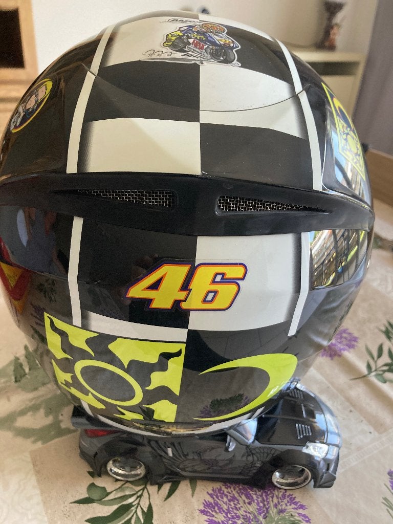 Casque de moto utilisé 4f comme neuf, Motos, Enlèvement, Casque intégral, AGV