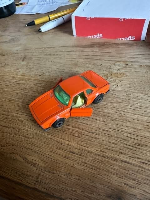 Matchbox N 45 BMW fabriquée en Angleterre 1978 Lesney, Enlèvement ou Envoi, Voiture, Utilisé, Matchbox