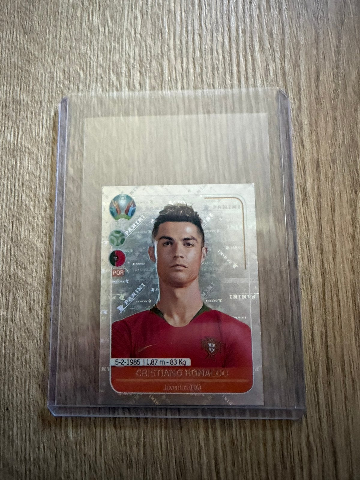 Panini sticker euro 2020 chrome, Ophalen of Verzenden, Zo goed als nieuw, Sticker