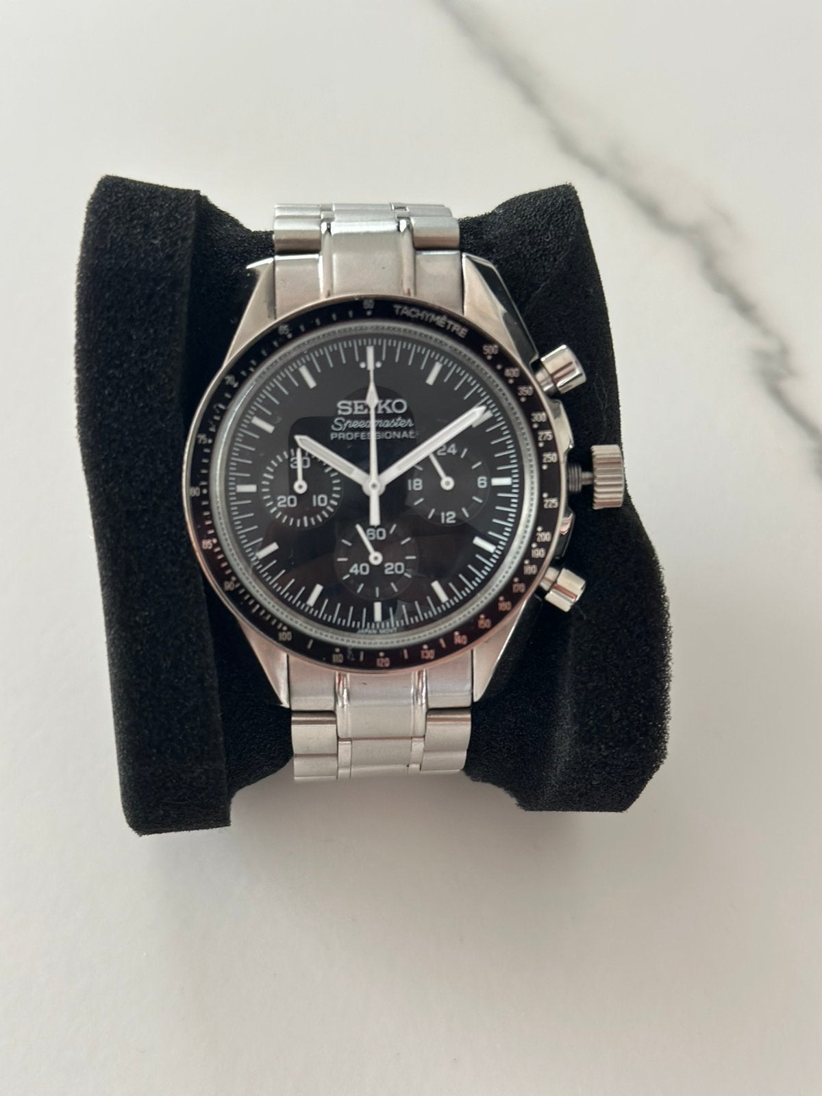 Seiko Speedmaster 40mm, Handtassen en Accessoires, Ophalen of Verzenden, Zo goed als nieuw, Seiko