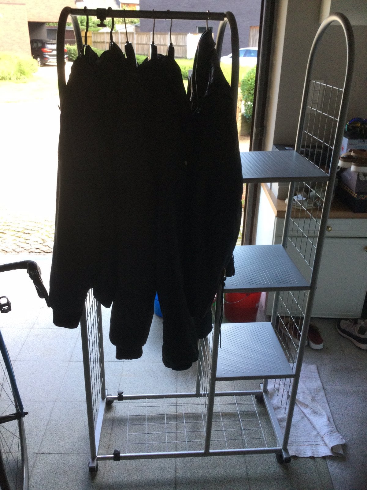 Metalen rek H171cm B80cm D35cm, Kleding | Dames, Kledingrekken, Ophalen of Verzenden, Zo goed als nieuw