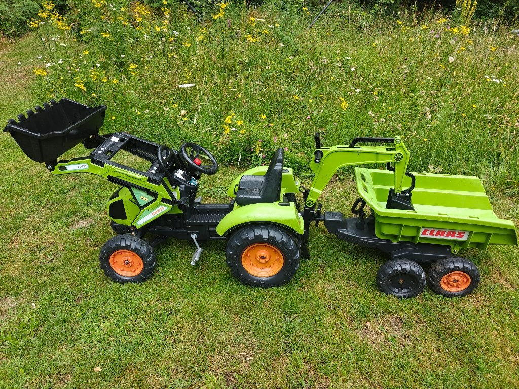 Falk Claas Trap Tractor Maxi Set, Ophalen, Gebruikt, Trapvoertuig