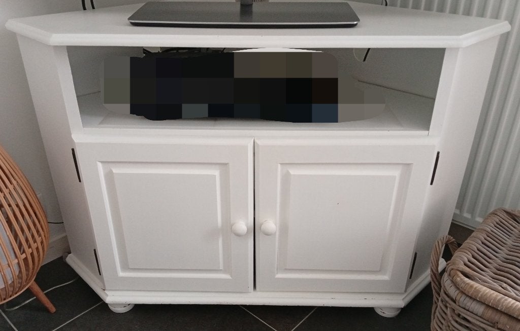 Meuble TV en coin, Moins de 100 cm, 100 à 150 cm, Enlèvement, Utilisé