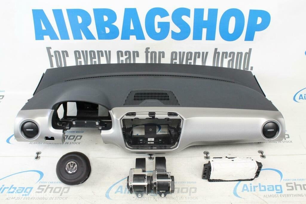 Airbag kit Tableau de bord noir/argent Volkswagen Up, Enlèvement ou Envoi, Utilisé