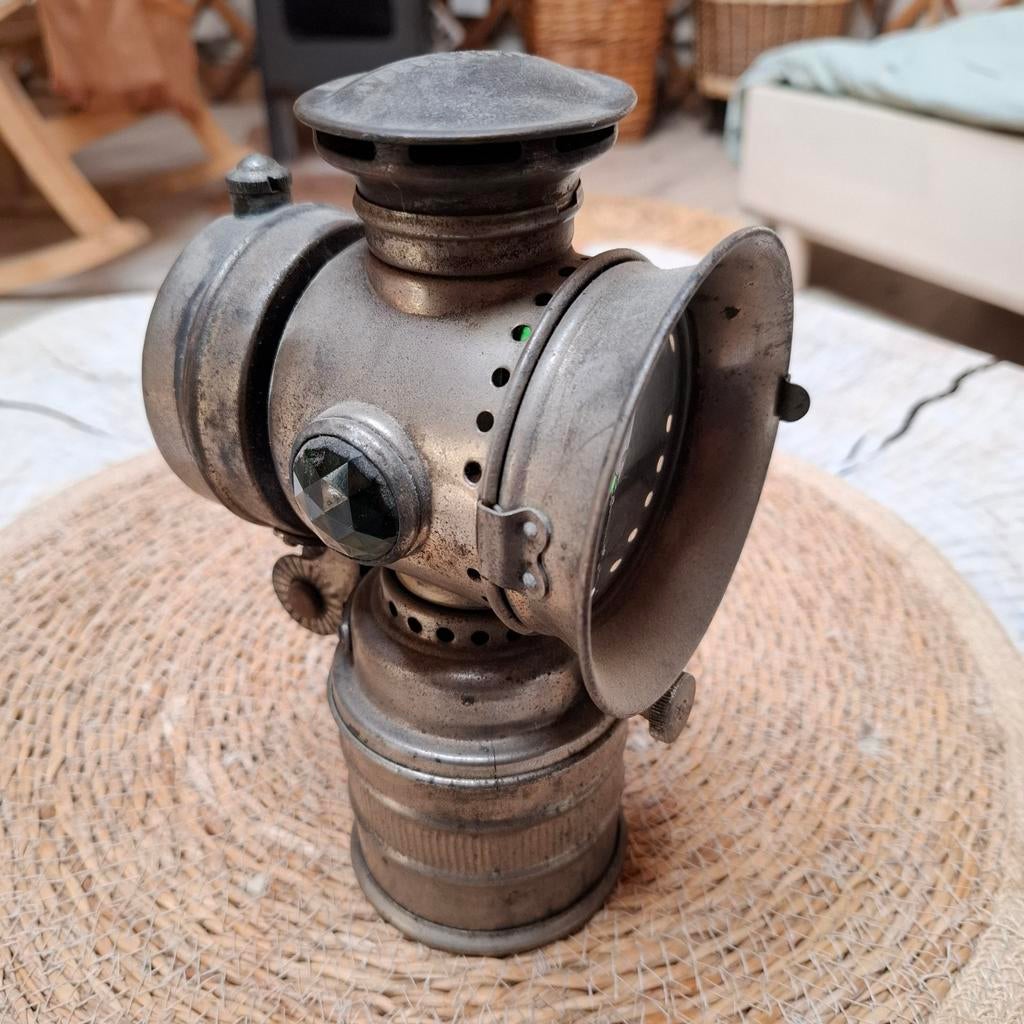 Lampe de vélo en carbure vintage VITAPHARE, Antiquités & Art, Enlèvement ou Envoi