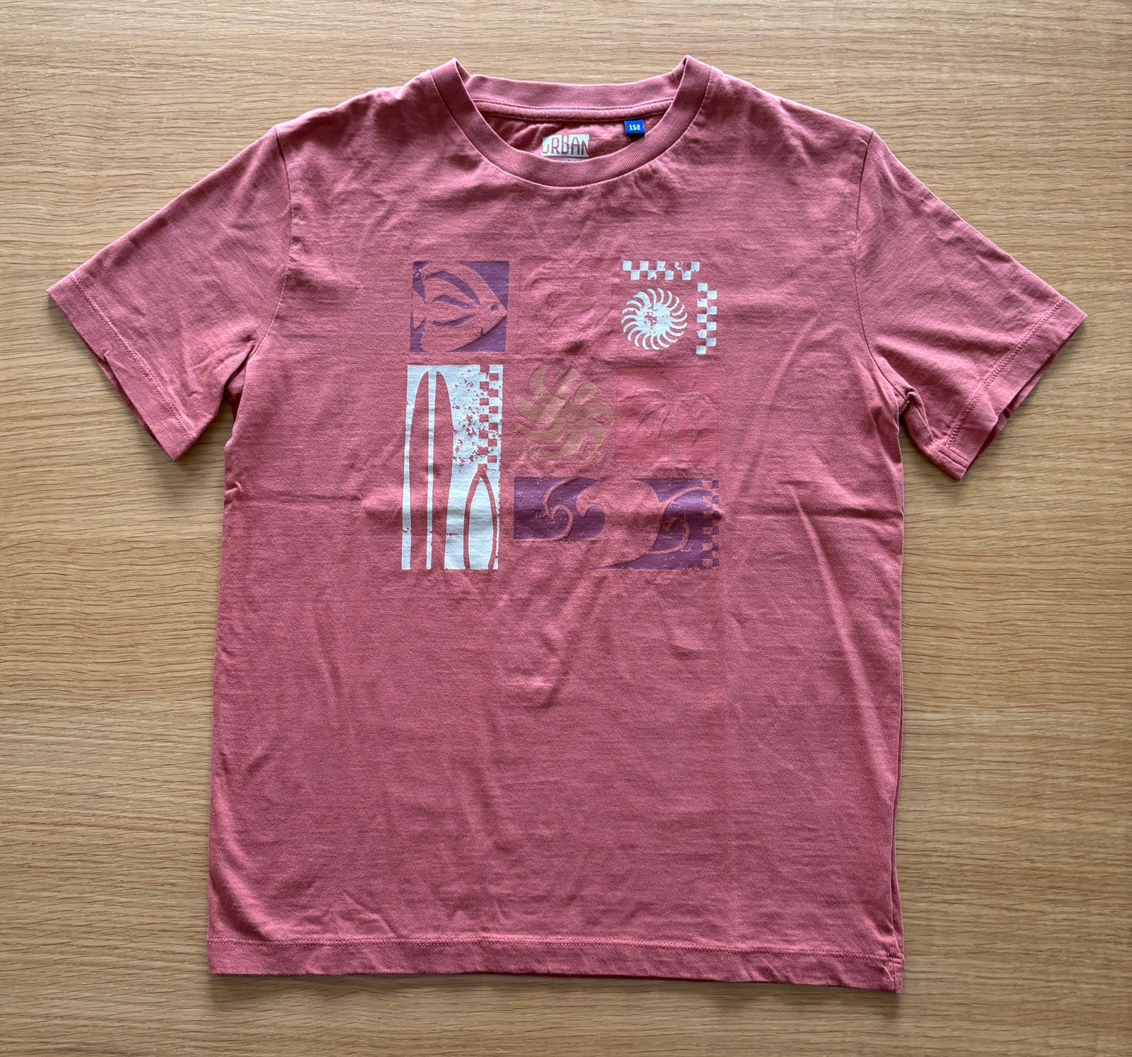 T-shirt Terracotta Bel&Bo - 152 - 5€, Enfants & Bébés, Enlèvement ou Envoi, Comme neuf, Garçon