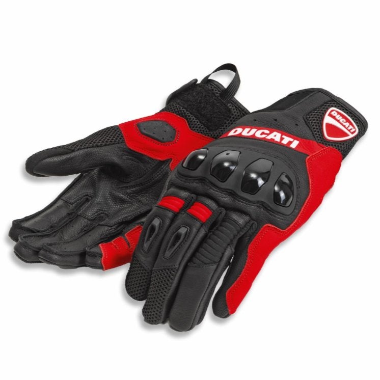 DUCATI HANDSCHOENEN CITY C4 BLACK/RED MAAT XXXL, Motoren, Heren, Ophalen of Verzenden, Tweedehands, Handschoenen