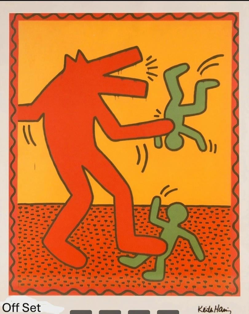 Keith Haring (naar) | Untitled | Uitgever: Aviomar Italia, Enlèvement