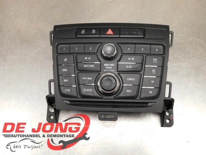 Radiobedienings paneel van een Opel Zafira C, Gebruikt, -, -, Opel