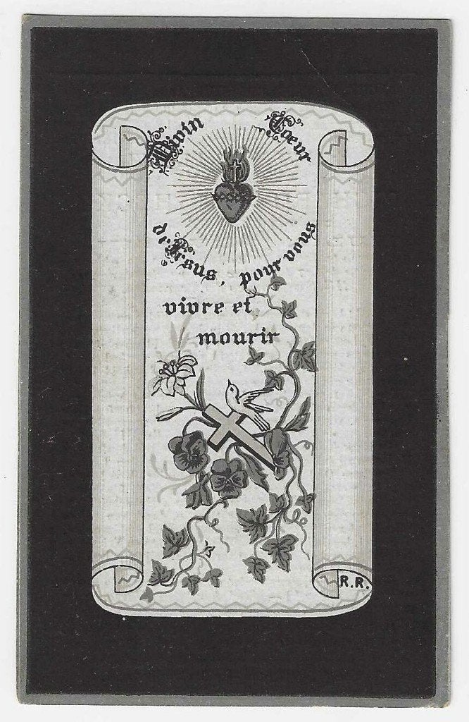 Richard Van Hecke, Eecloo 1875 - Eecloo 1899, Verzamelen, Ophalen of Verzenden, Bidprentje