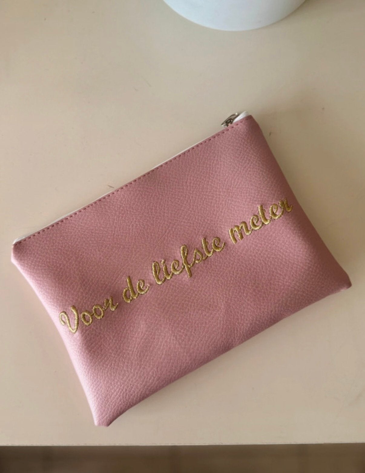 Luxe Toilettas - Voor de liefste Meter, Handtassen en Accessoires, Ophalen of Verzenden, Nieuw, Roze, Dame