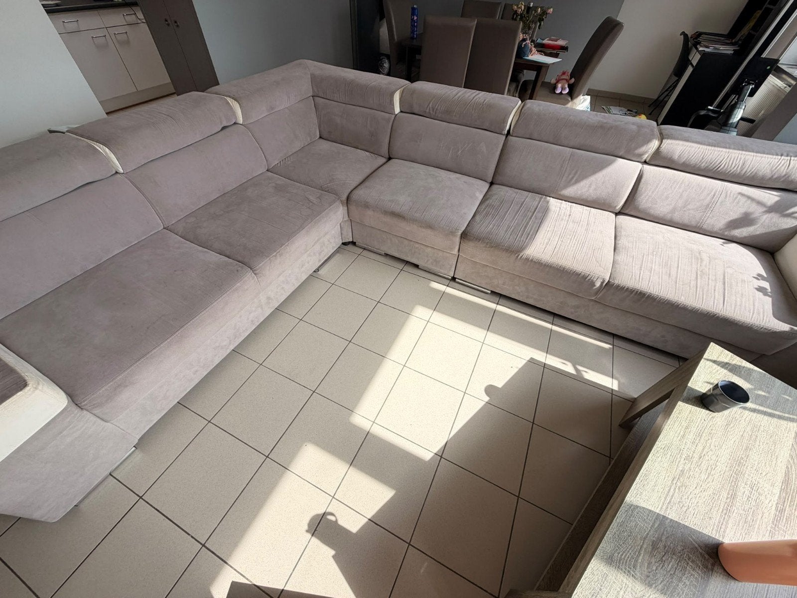 zetel hoek 345  235, Huis en Inrichting, Ophalen, Gebruikt