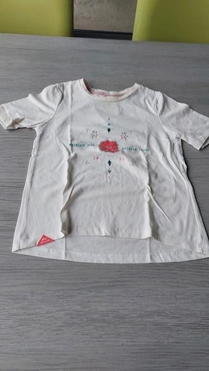 Tshirt meisje zomer maat 128, Enfants & Bébés, Vêtements enfant | Taille 128, Enlèvement ou Envoi, Chemise ou À manches longues