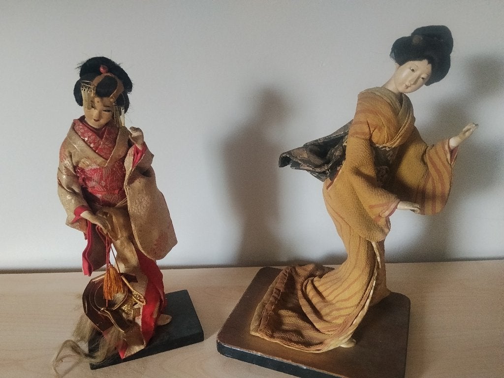 Figurines Geisha vintage, Collections, Enlèvement ou Envoi, Utilisé, Humain